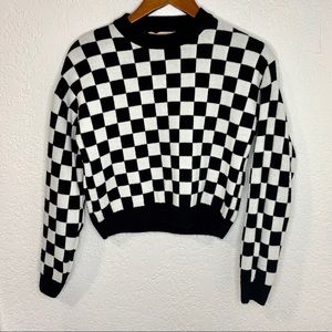 Urban Outfitters Checkered Sweater